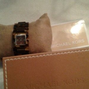 Michael Kors tortoise watch